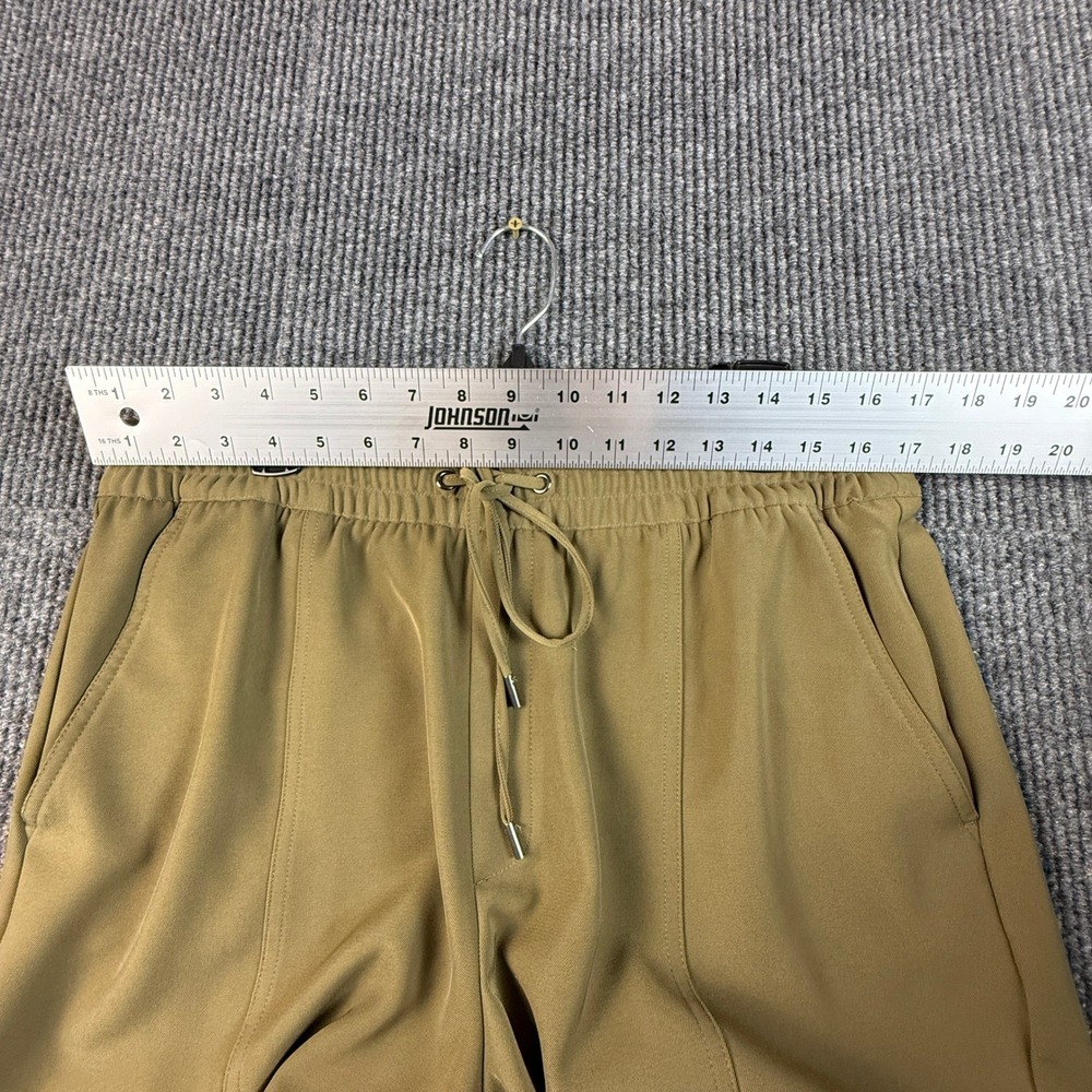 Banana Republic BR Sport Womens Large Olive Green Wide Leg Cargo Pants 796179-00 - Picture 5 of 13